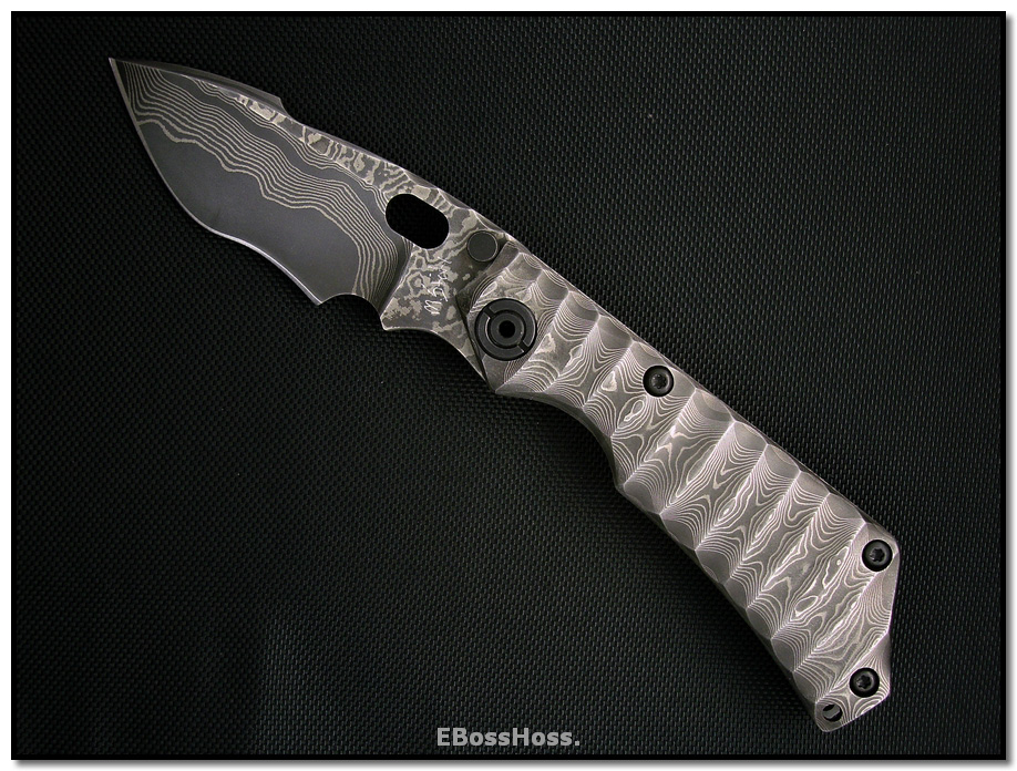 Mick Strider MSC All Damascus Modified SnG