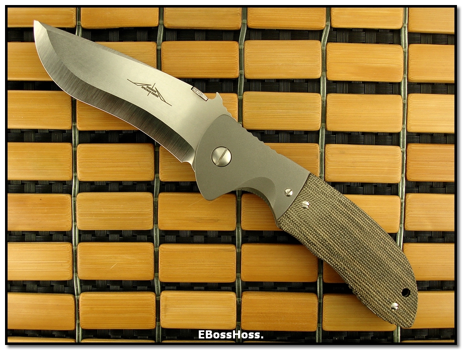 Ernie Emerson Super Commander (aka: ES1-M) - w/a Rare Chisel Ground Blade