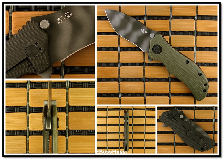 Tim Galyean Zero Tolerance ZT 301 Prototype EBossHoss Knives