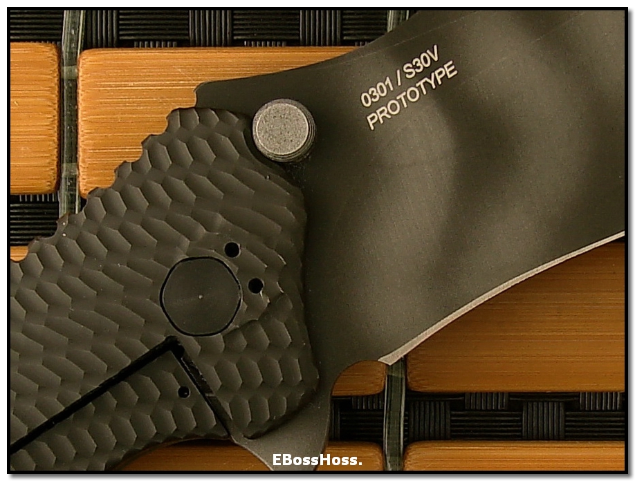 Tim Galyean Zero Tolerance ZT 301 Prototype EBossHoss Knives