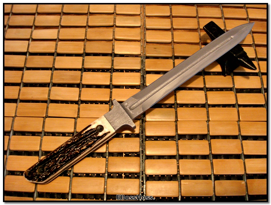 Mick Strider Stag-Handled Integral Short-Sword Dagger
