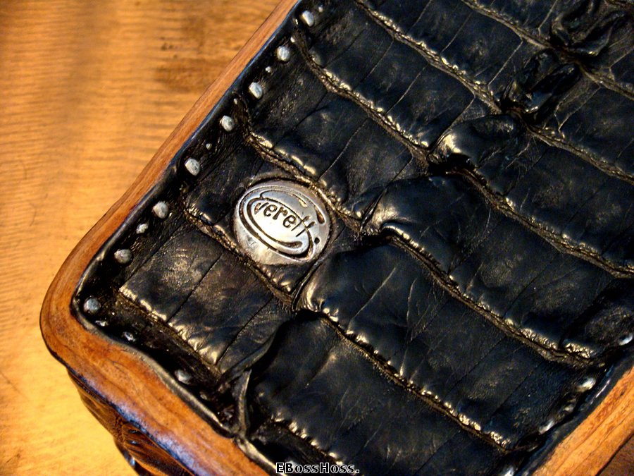 Greg Everett Hand-made Black Gator "Coffin" Box