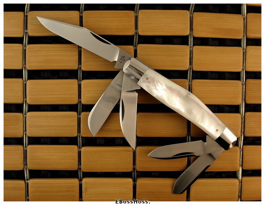 Tony Bose 5-Blade Stockman in Mother of Pearl