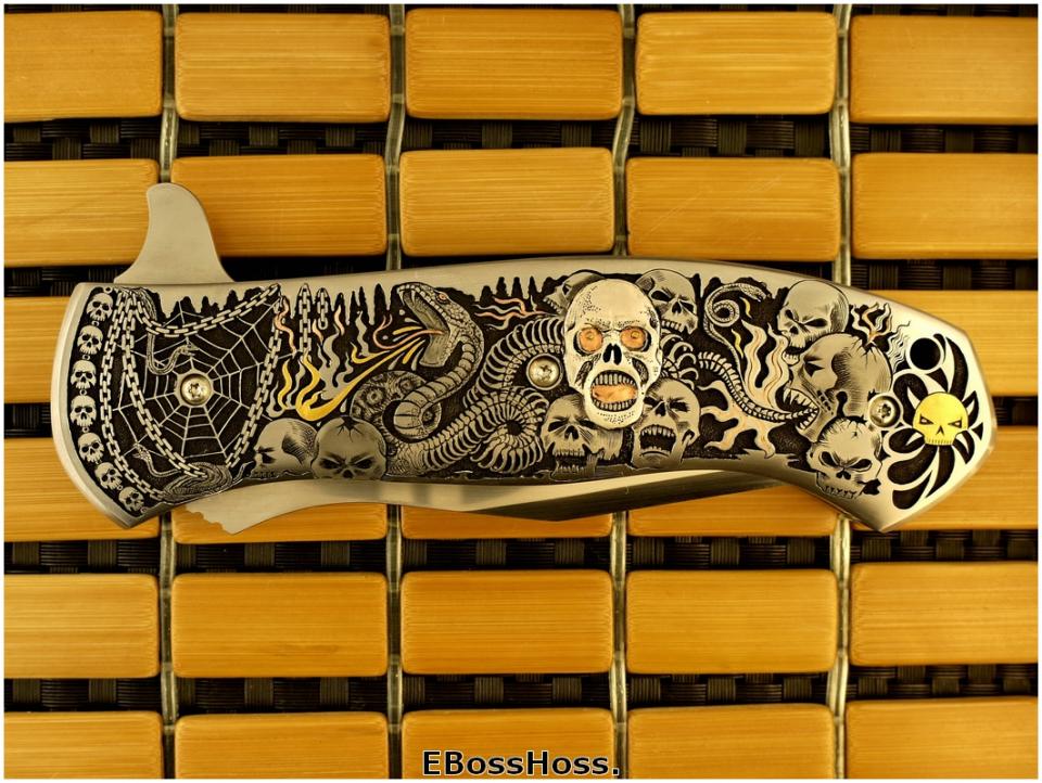 D.B. Fraley Super Deluge Masterfully Engraved by CJ Cai