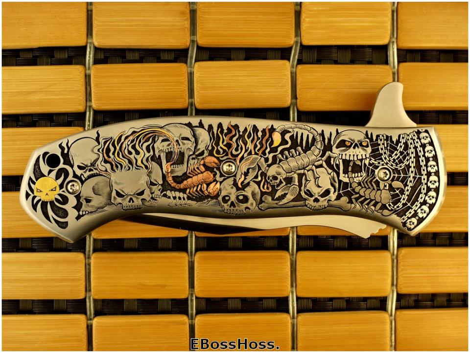 D.B. Fraley Super Deluge Masterfully Engraved by CJ Cai