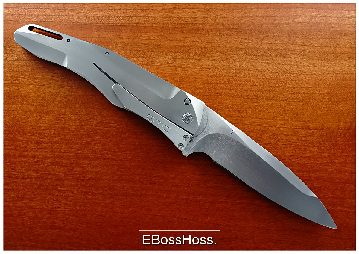 Gus Cecchini (GTC Knives) Metal Framelock Flipper | EBossHoss Knives