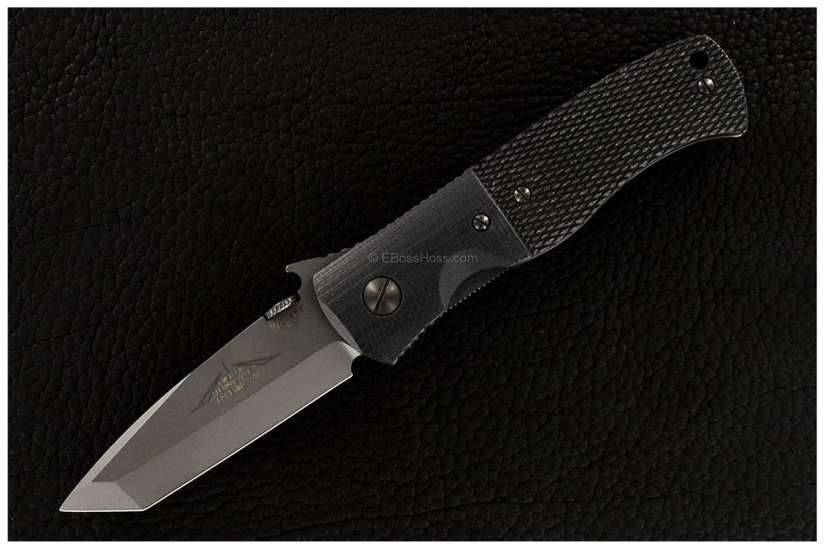 Ernie Emerson Black CQC-7 Waved Custom (aka: Black 7, Black Seven) #002