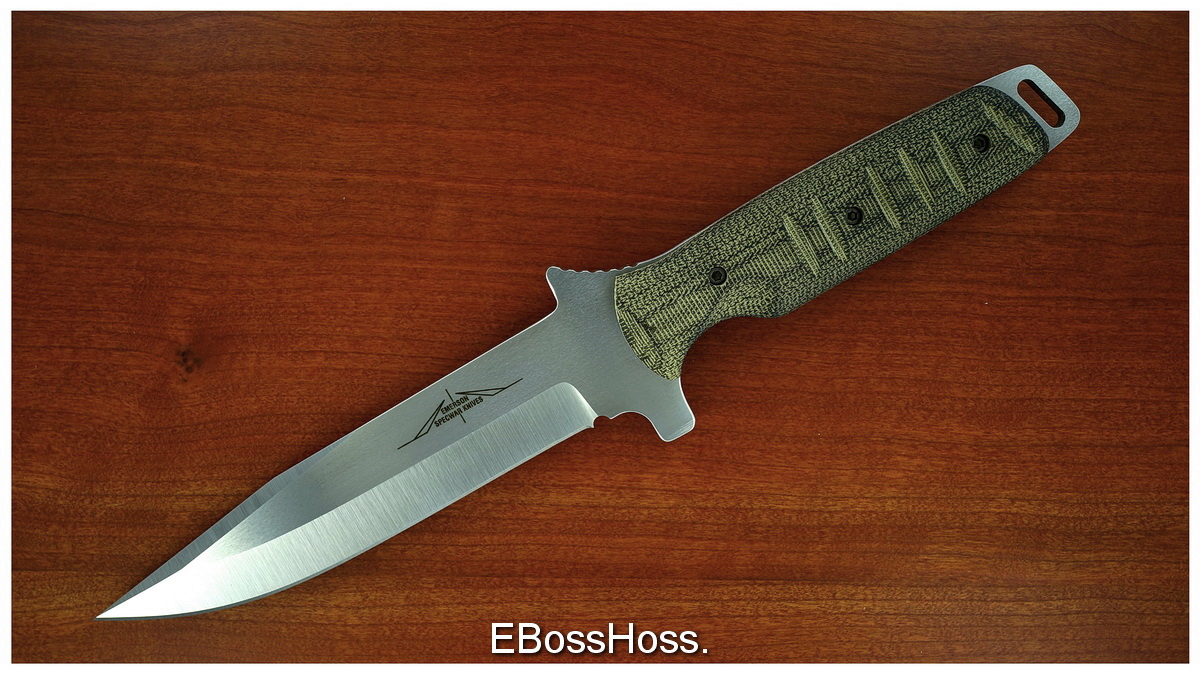 Ernie Emerson Custom Kandahar Fixed Blade