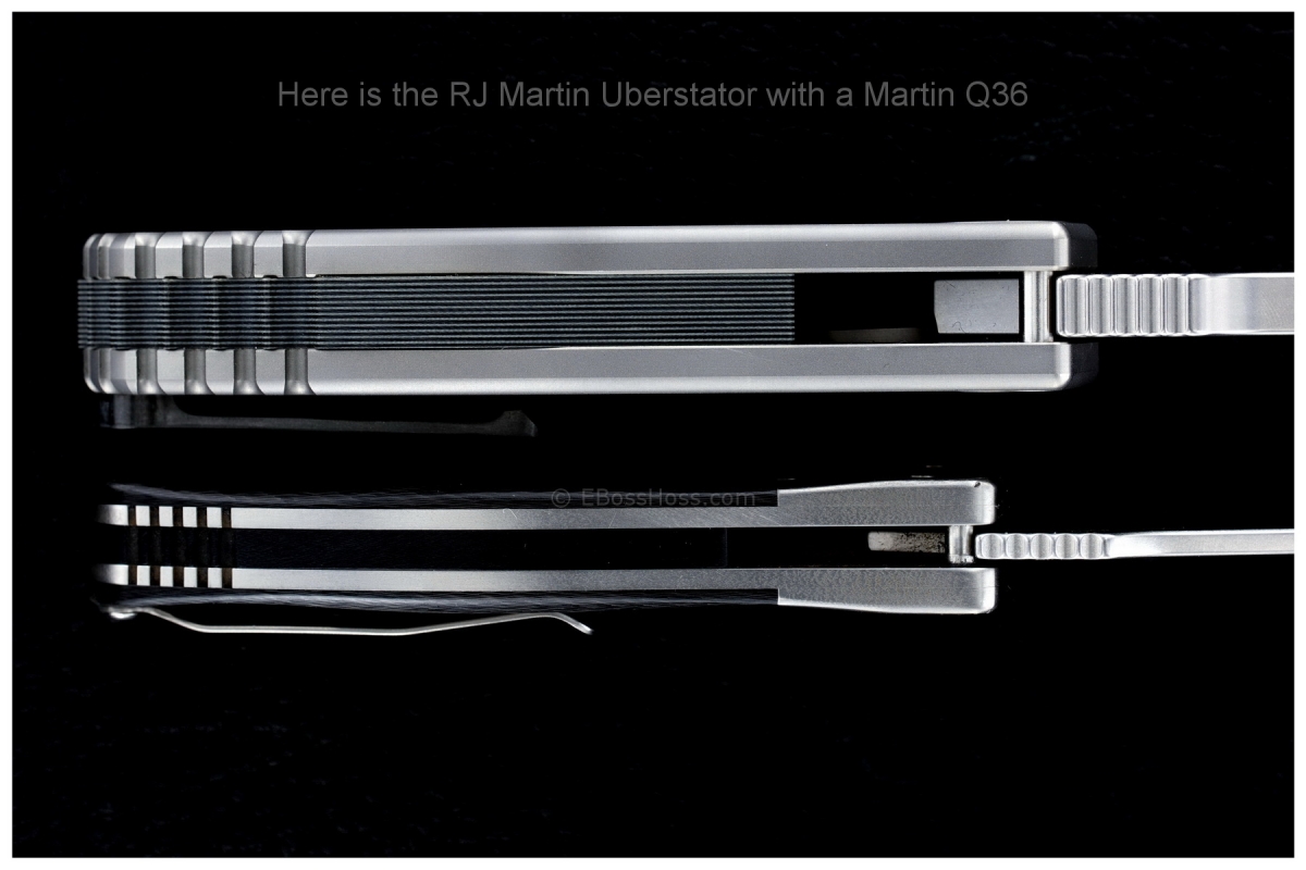 RJ Martin Custom Uberstator Open-Pivot Flipper