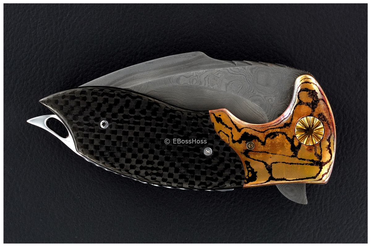 Alistair Bastian Knives Custom Deluxe Hornet Flipper