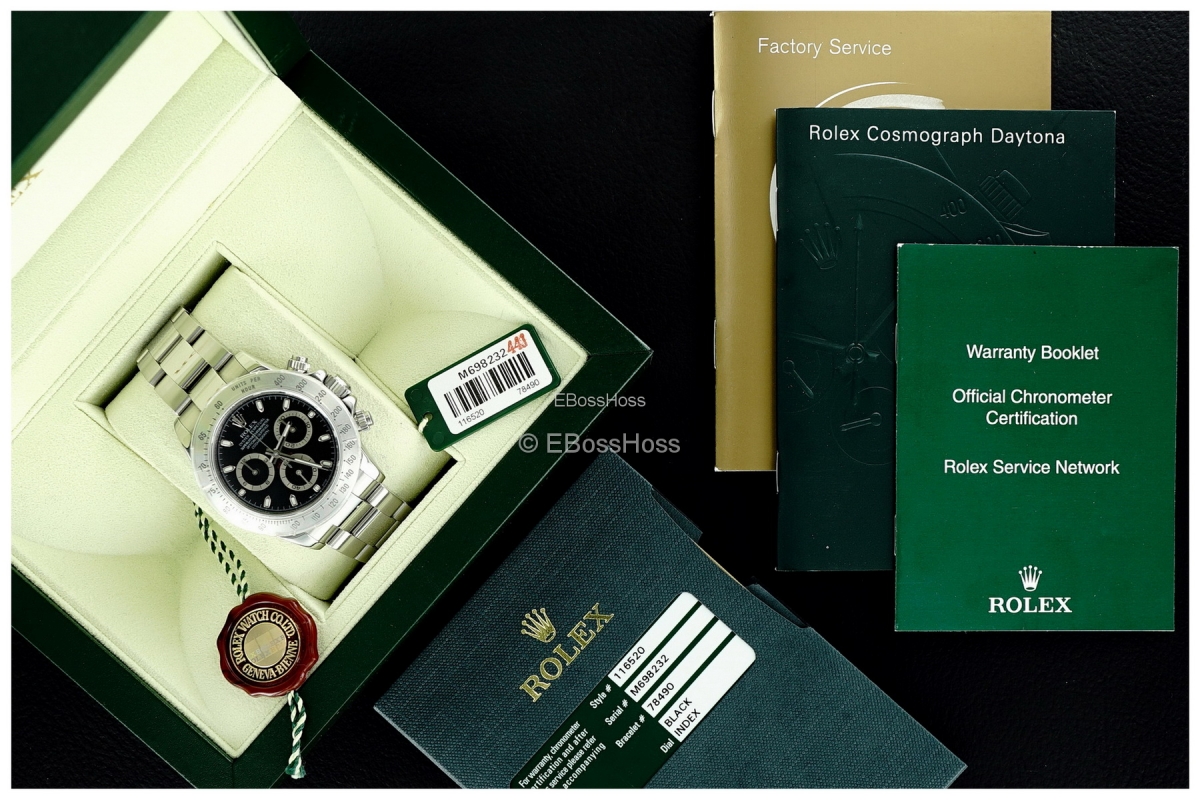 Rolex SS Cosmograph Daytona - Ref 116520