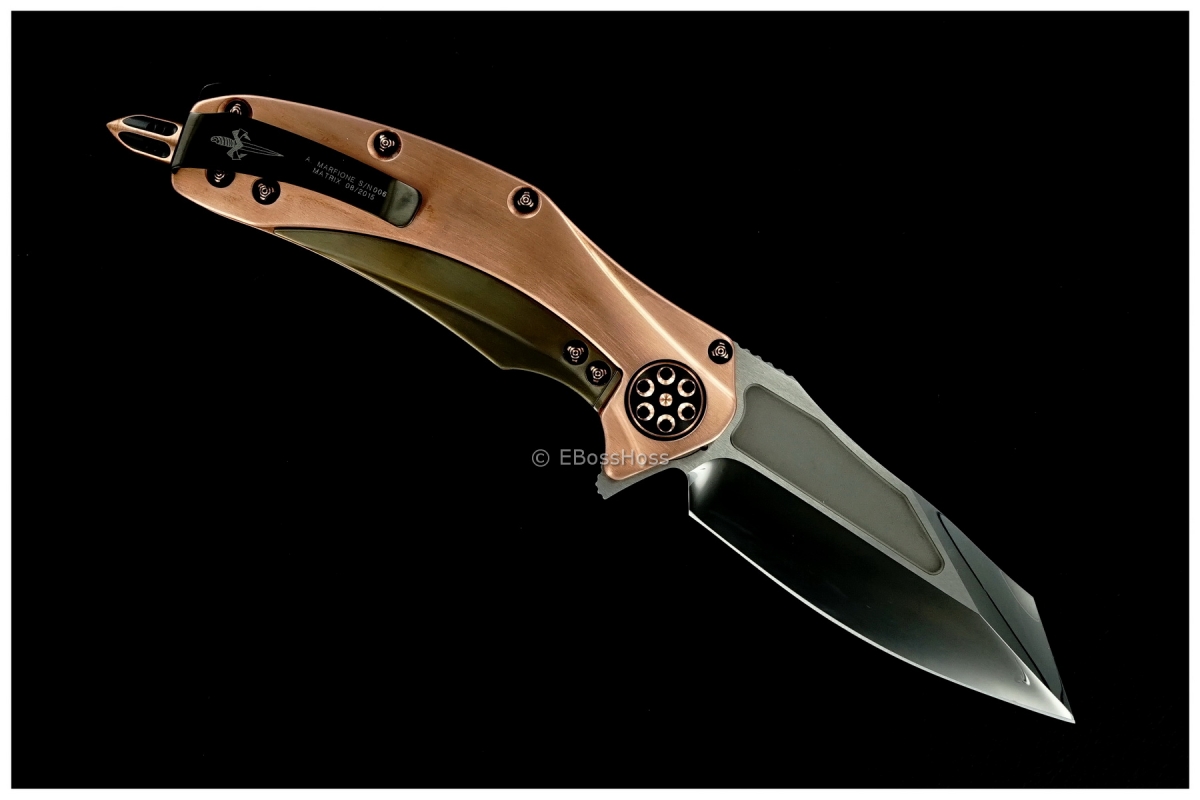 Tony Marfione Custom Copper Matrix Flipper - Serial No. 004