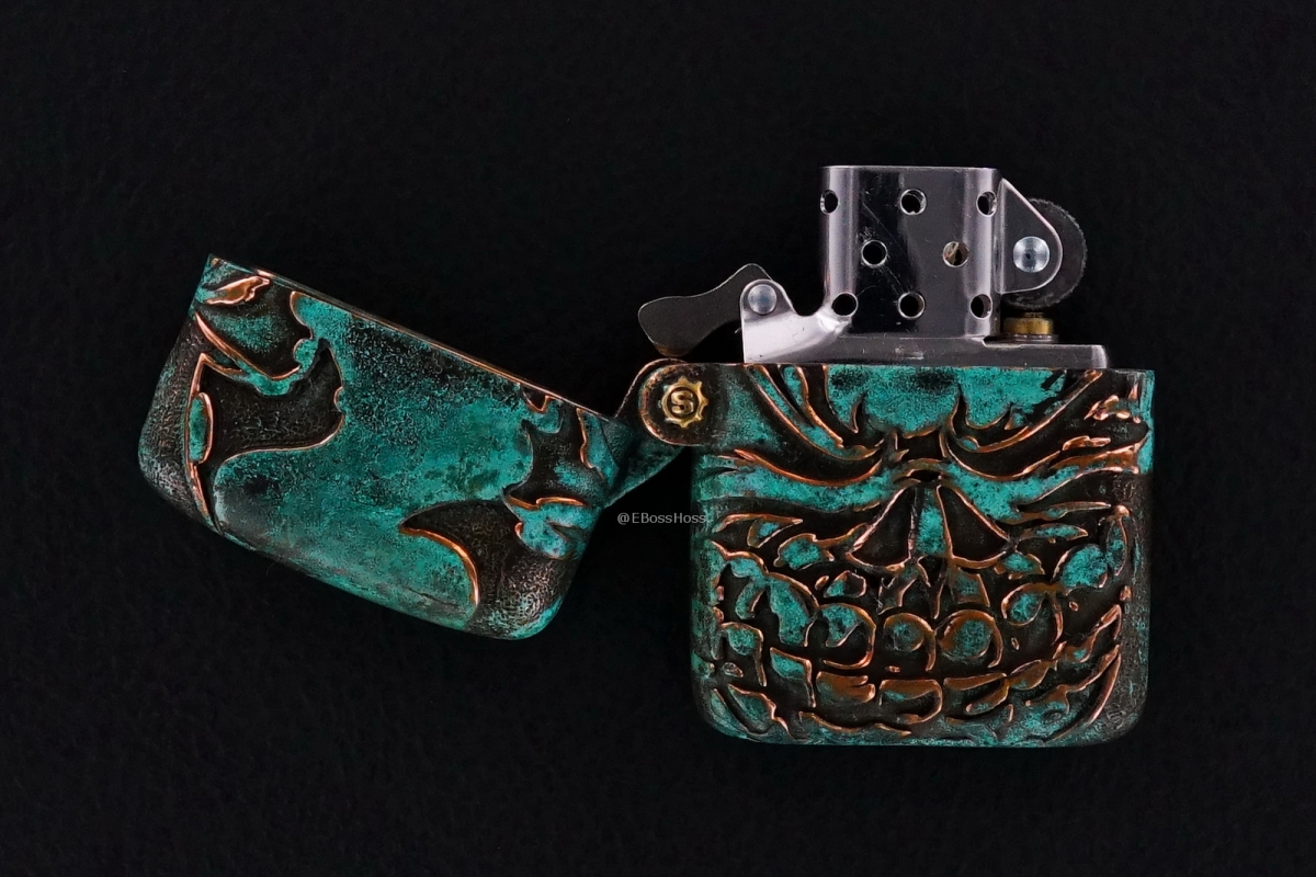  Starlingear Custom Cast Copper Slickster Zippo Lighter