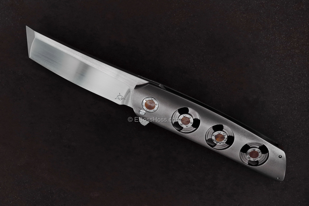 Sharknivco Knives Custom 1-Off RYU Flipper by Edison Barajas