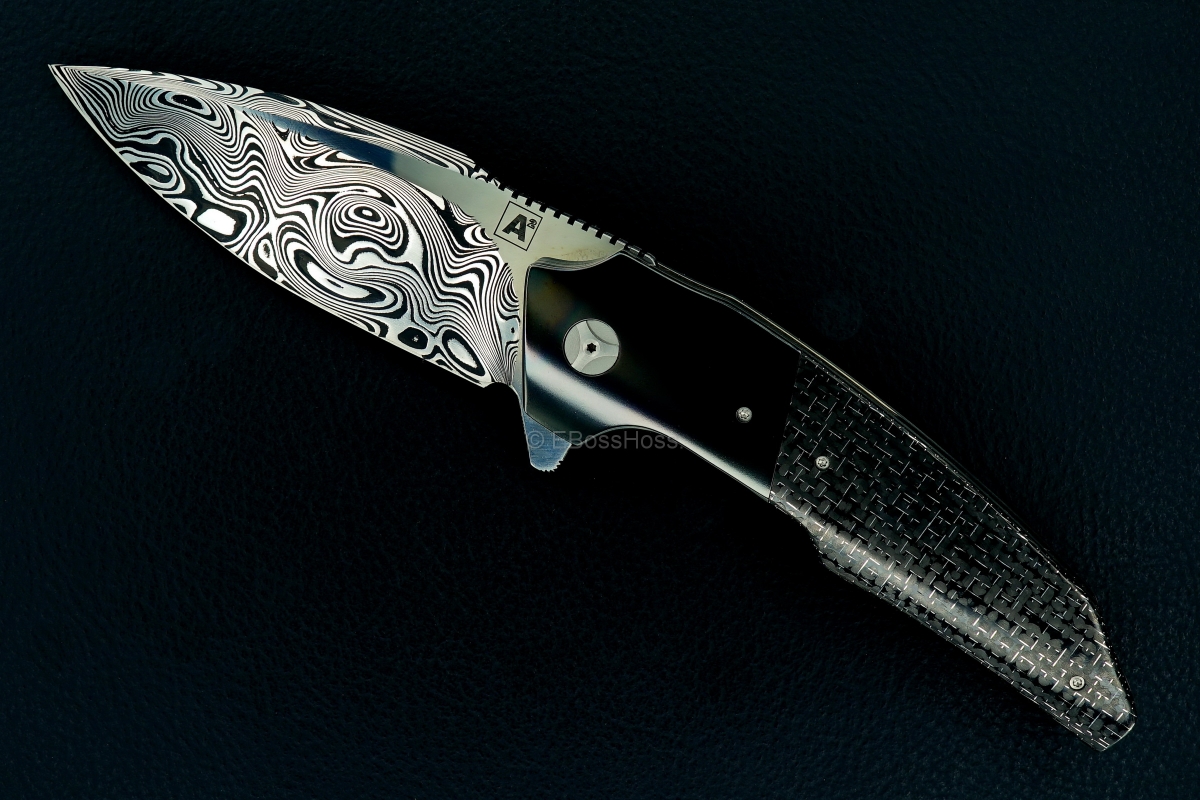 A2 Knives (Thorburn & van Heerden) & Tashi (Bharucha) Custom A6 Premium Flipper