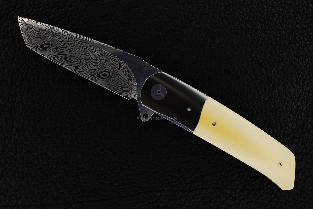 A2 Knives (by Andre Thorburn & Andre van Heerden) Custom A7 Tanto Premium Flipper