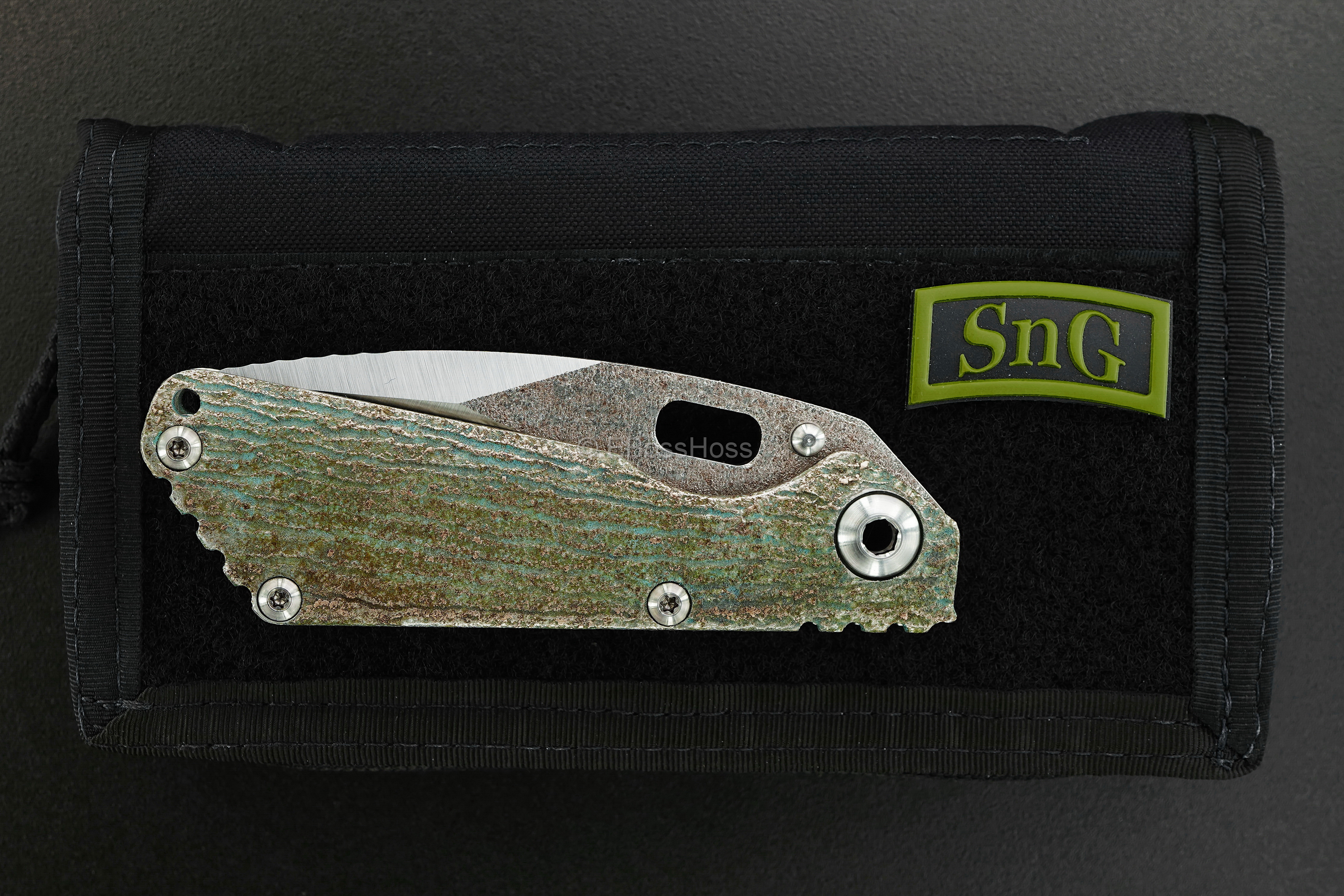 Mick Strider (MSC) Custom Wharncliffe SnG - Exceptional Groot-Texture by Forrest Strider