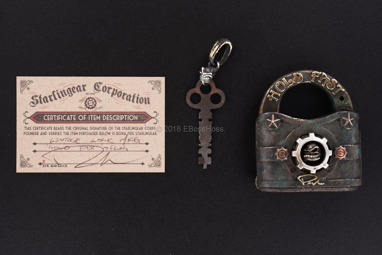  Starlingear Custom Vintage Lock &amp; Key