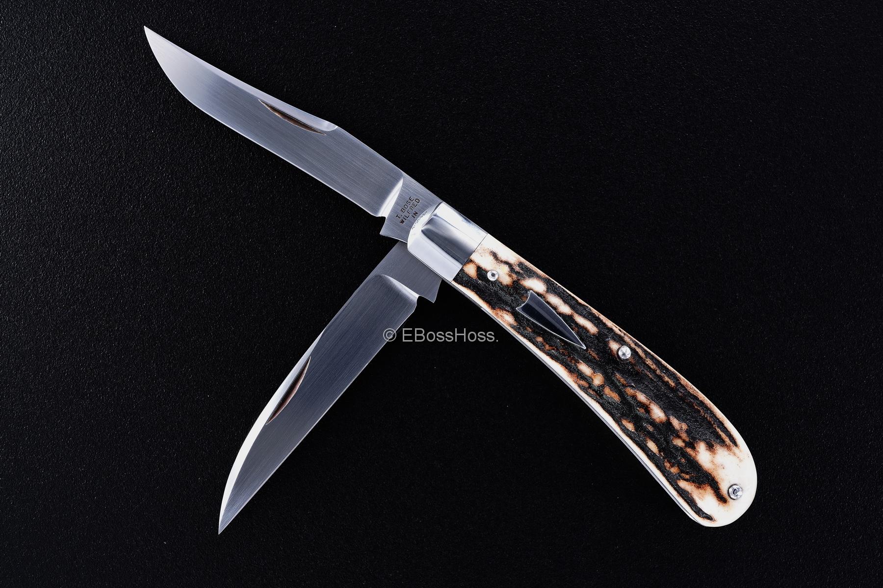 Tony Bose Custom Stag Wharncliffe Trapper