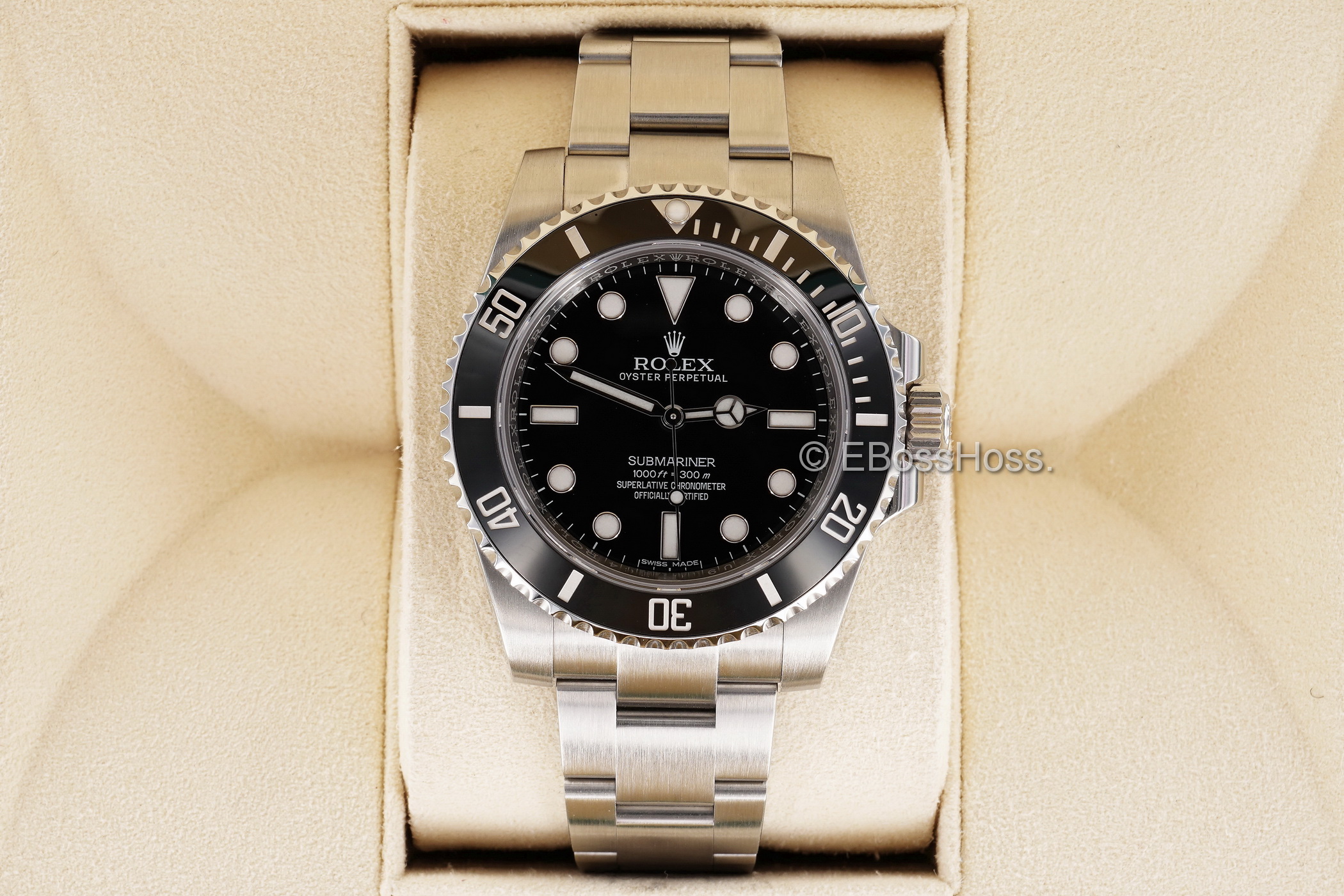 Stainless-Steel No-Date Submariner - 114060LN