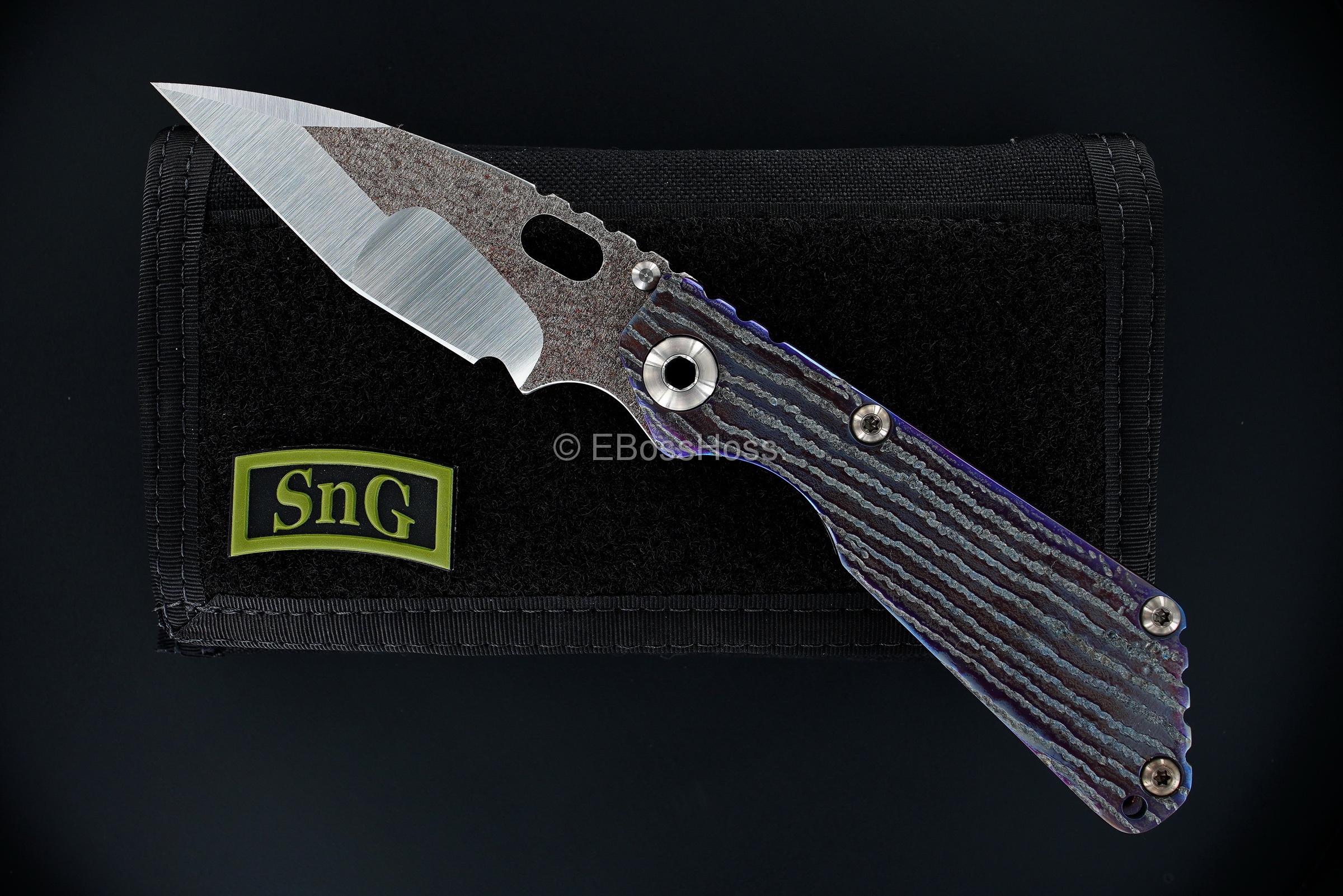 Mick Strider (MSC) Custom Nightmare Tanto SnG - Exceptional Groot-texturing by Forest Strider