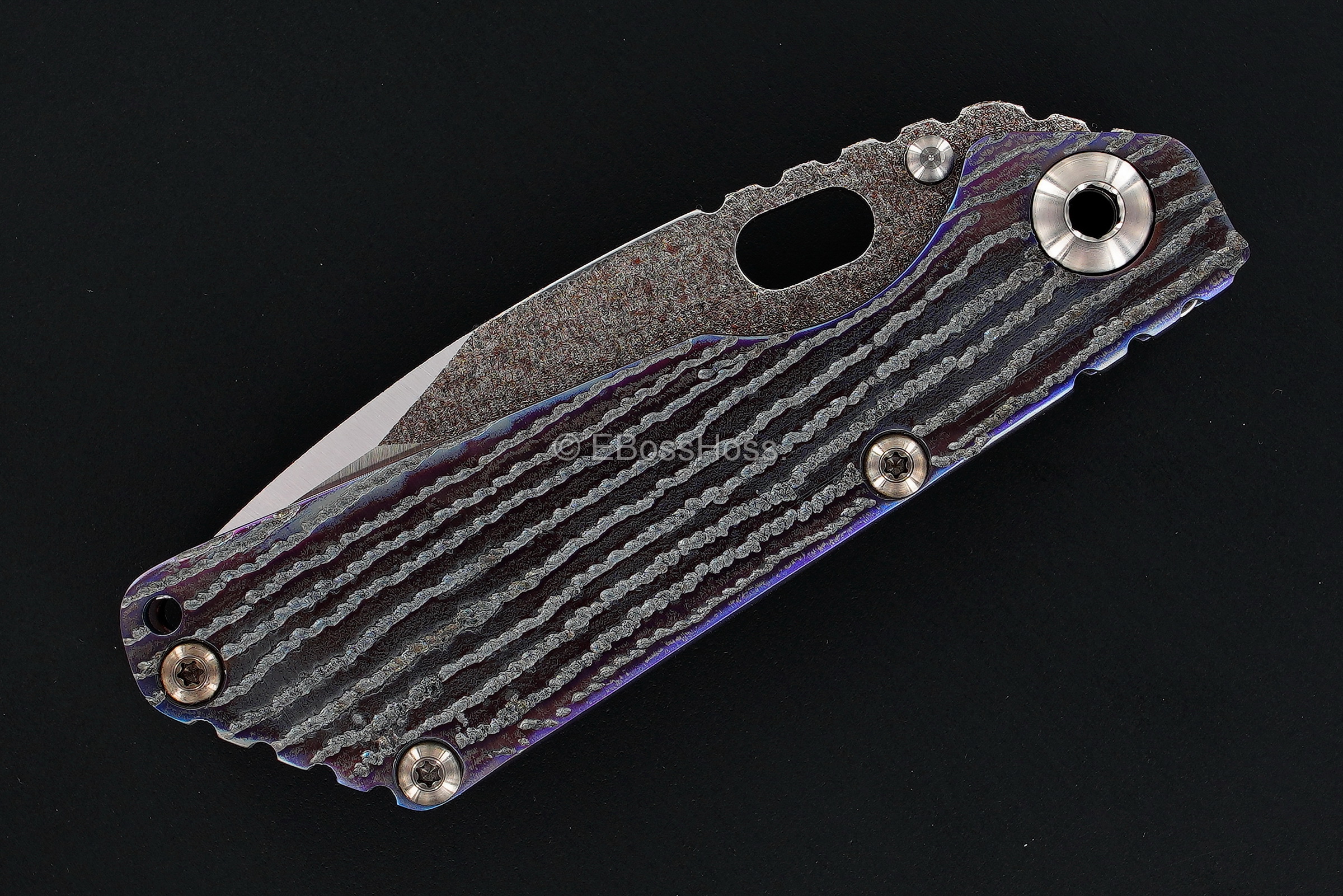 Mick Strider (MSC) Custom Nightmare Tanto SnG - Exceptional Groot-texturing by Forest Strider