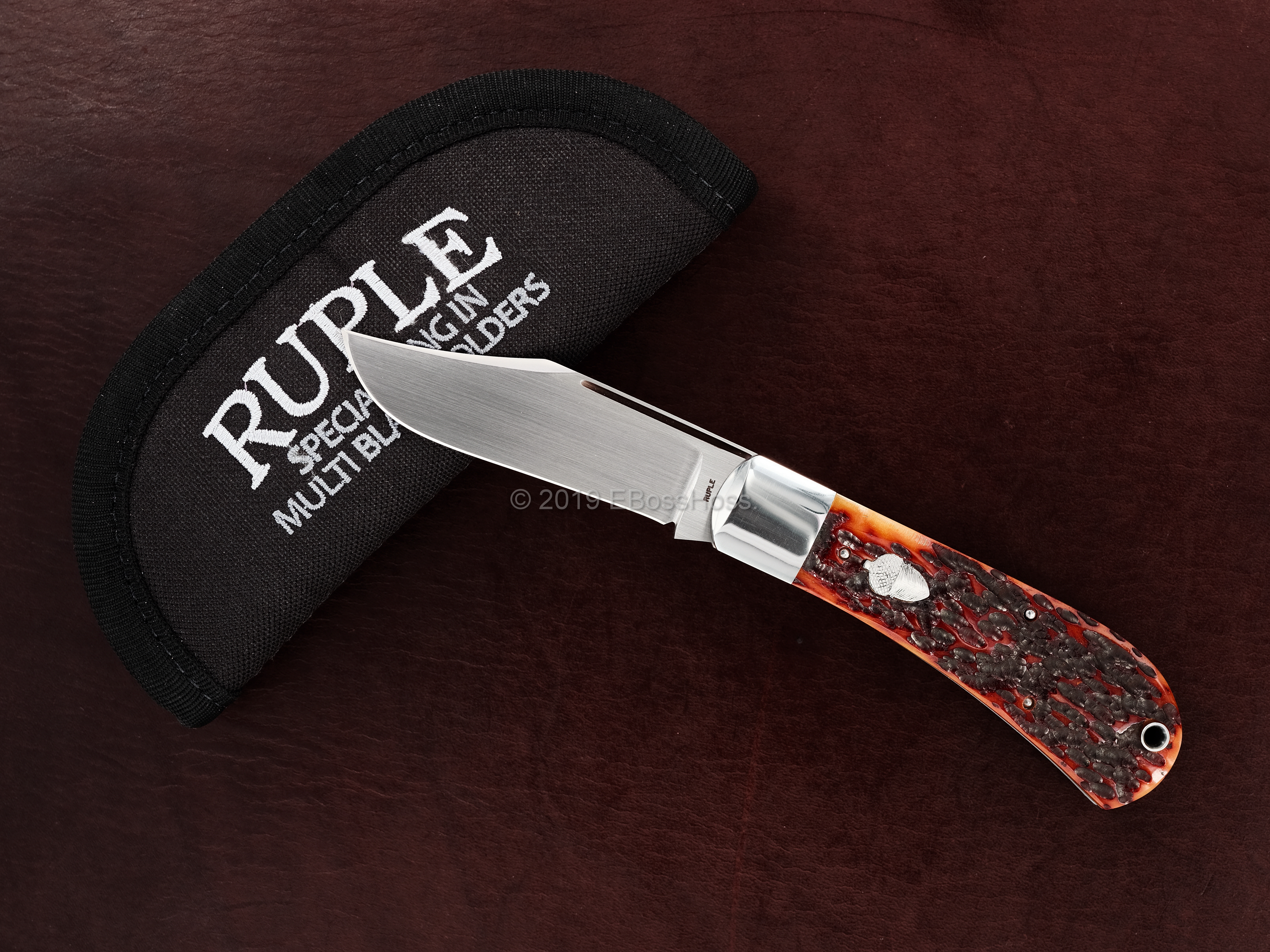 Bill Ruple Custom Jigged-Bone Lannys Clip
