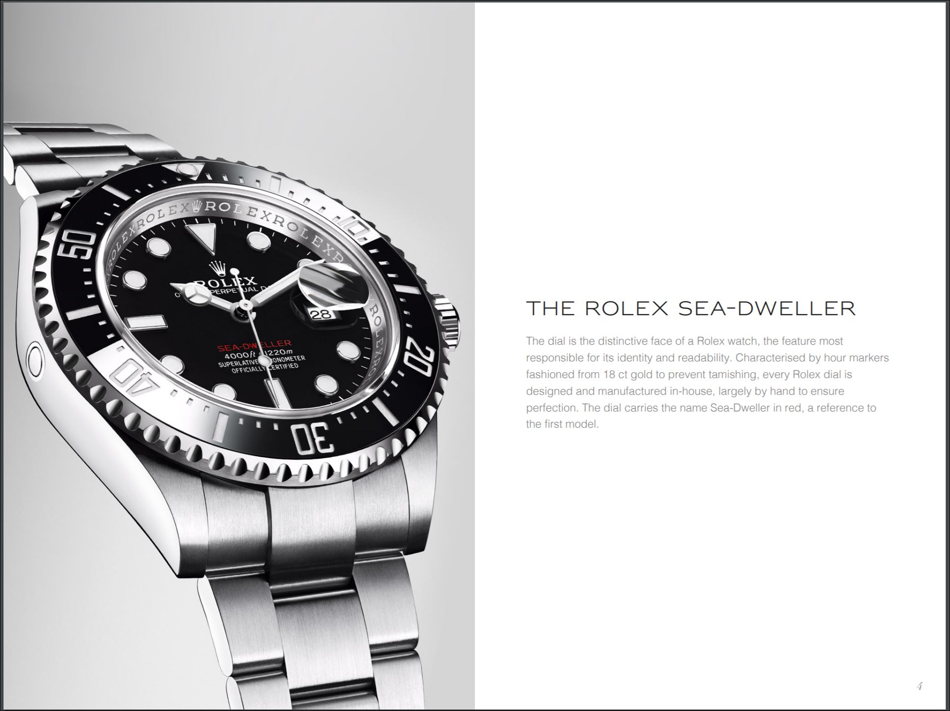 Rolex 43mm Red-Reference SEA-DWELLER 50th Anniv - Model 126600