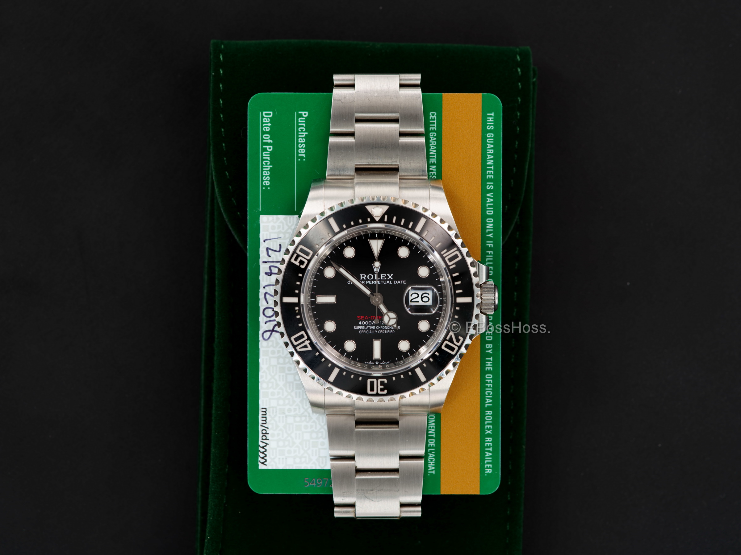 ROLEX 43mm Red-Reference SEA-DWELLER 50th Anniv - Model 126600