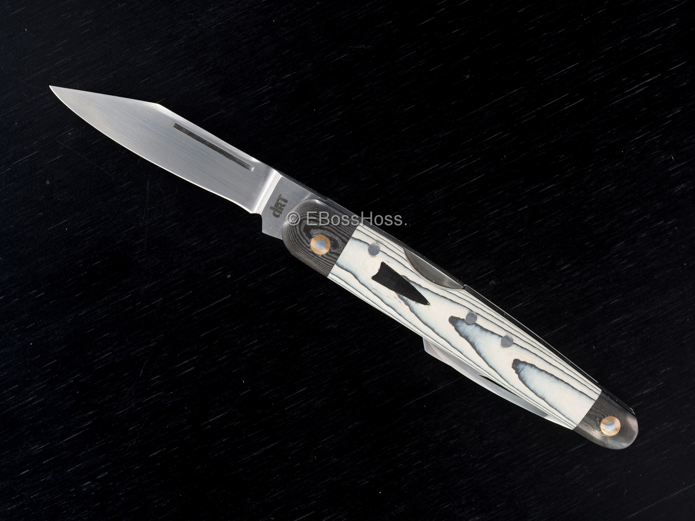  Dr T Knives / David Taber Custom Carboquartz Lockback Whittler