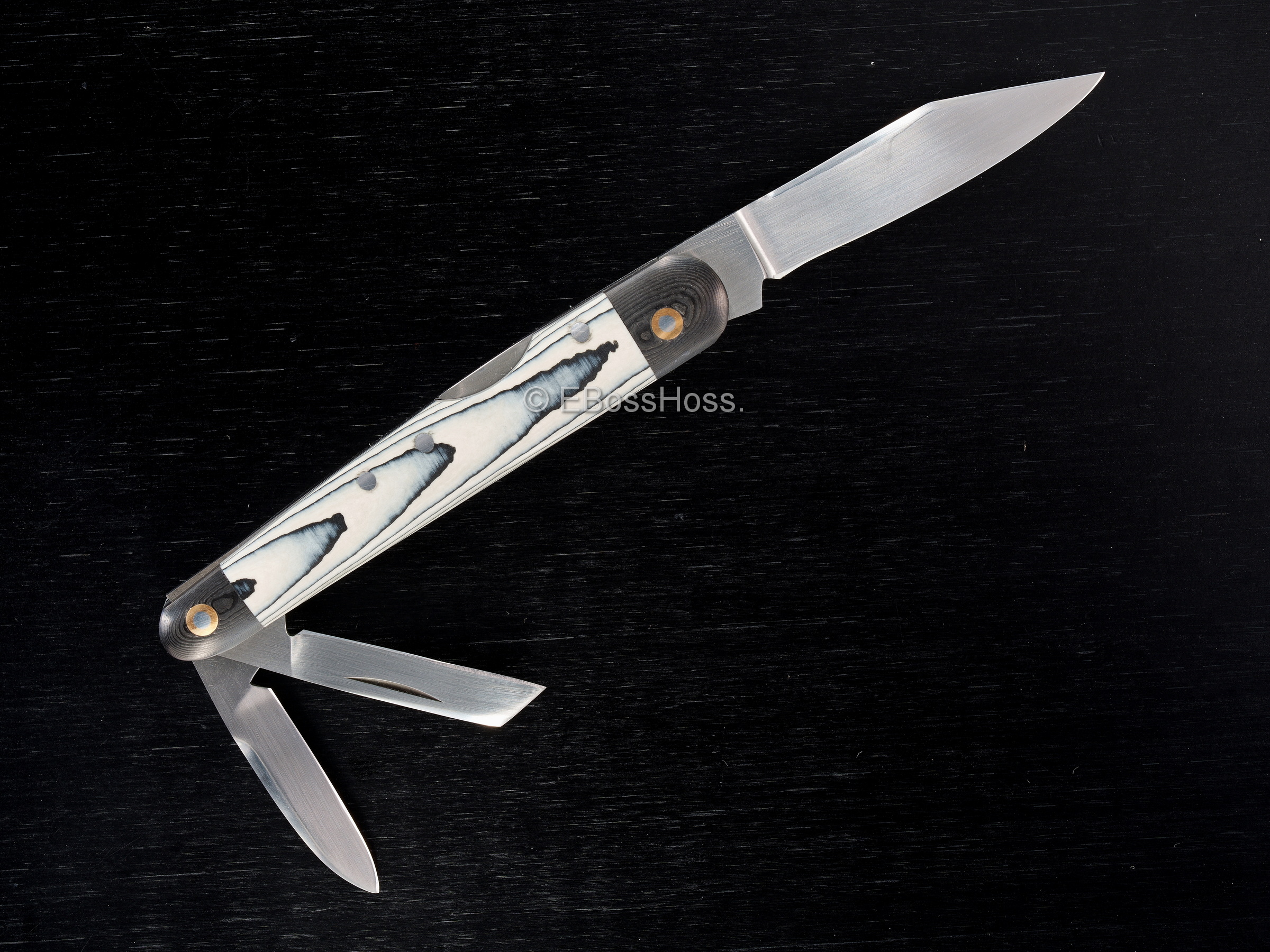  Dr T Knives / David Taber Custom Carboquartz Lockback Whittler