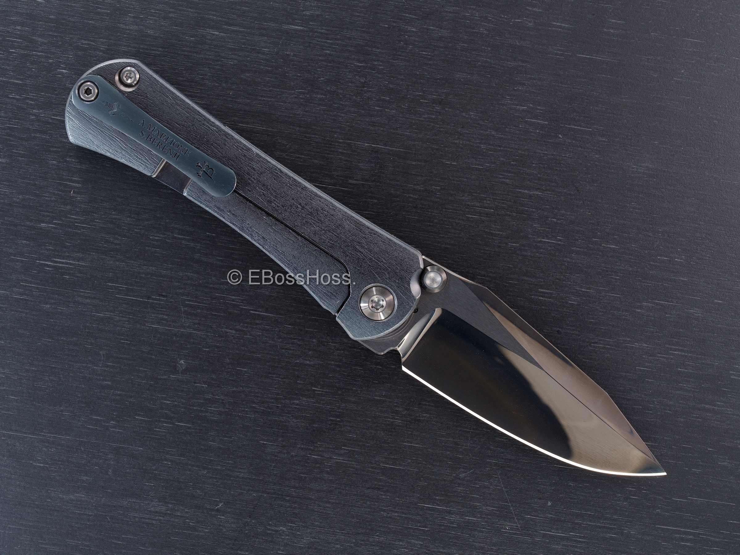 Marfione Custom Knives / Borka Blades Black Diamond SBDP Collaboration