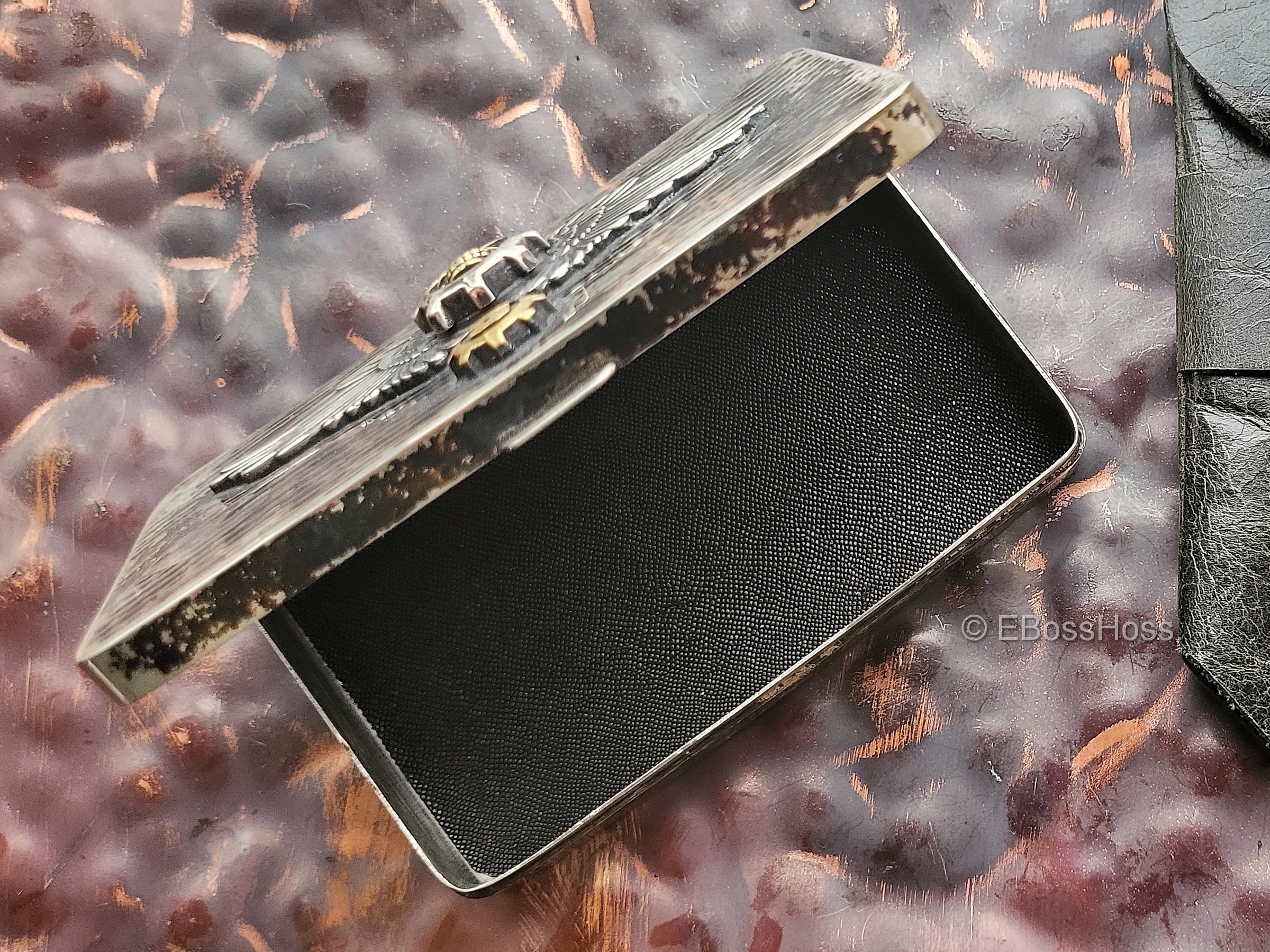 Starlingear Custom &#039;&#039;Personal Collection&#039;&#039; Sterling Silver Cigarette Box by Ryk Maverick