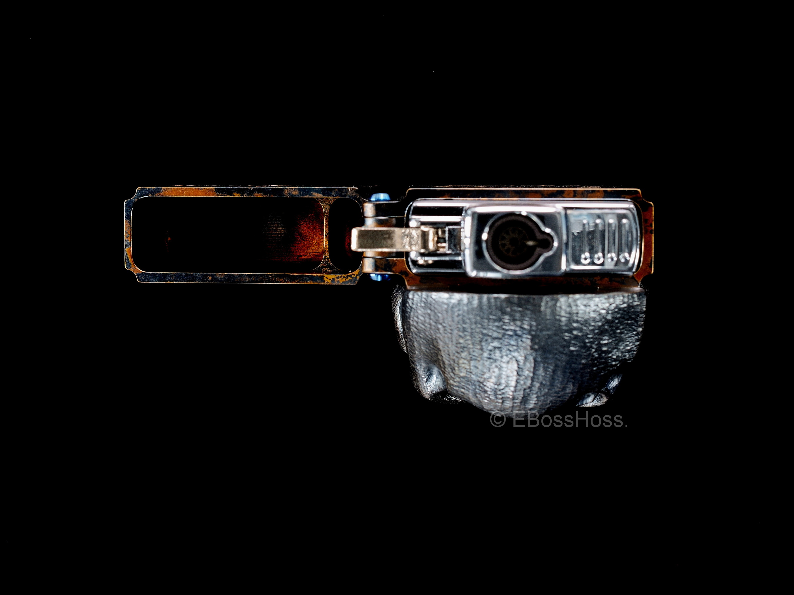 Steel Flame Custom Sledge Lighter - with a Goliath Hard Warrior -- by Derrick Obatake