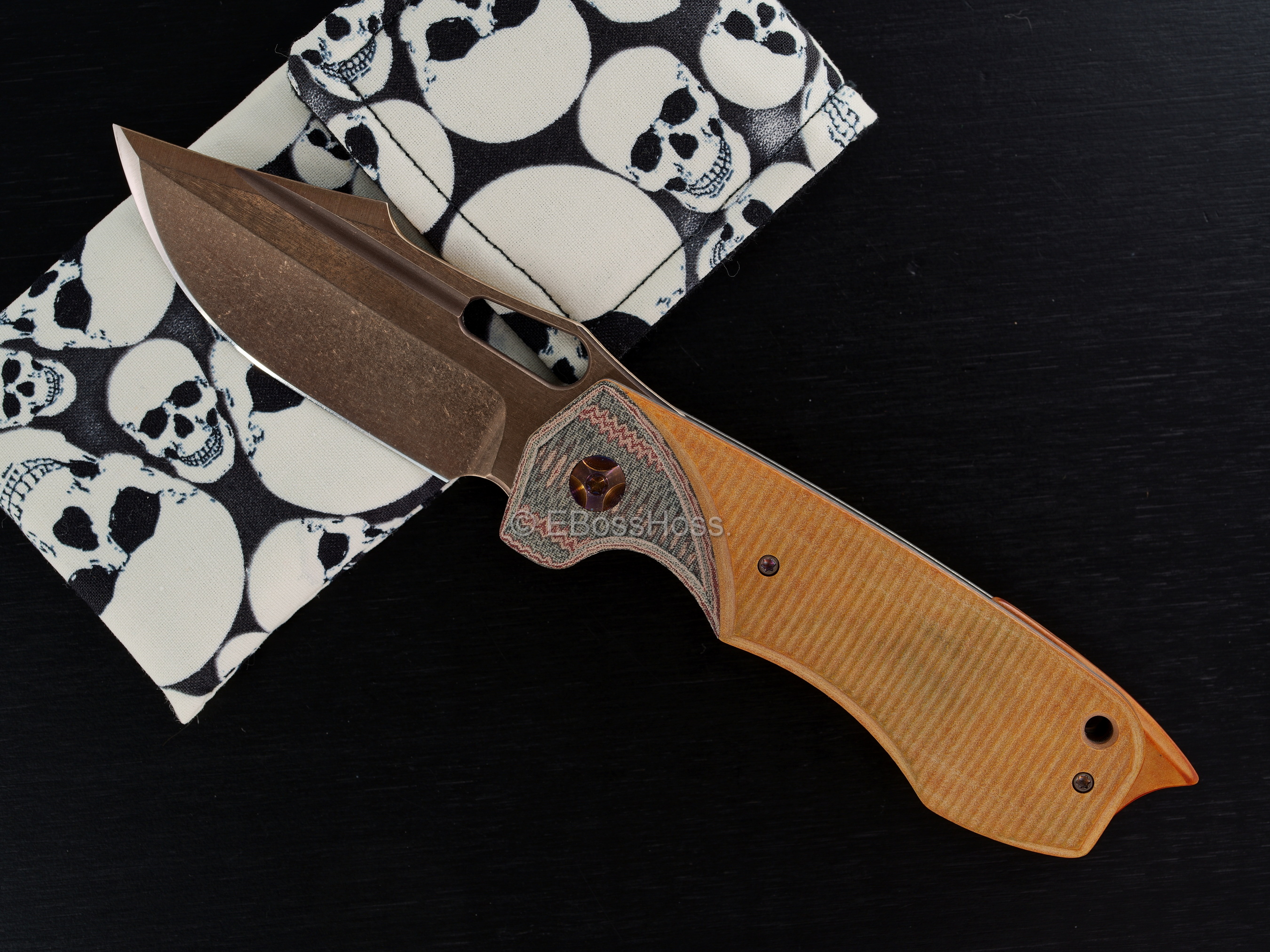 JB Stout Custom Blood and Thunder V1 - 1st one with Fluted Micarta Handle