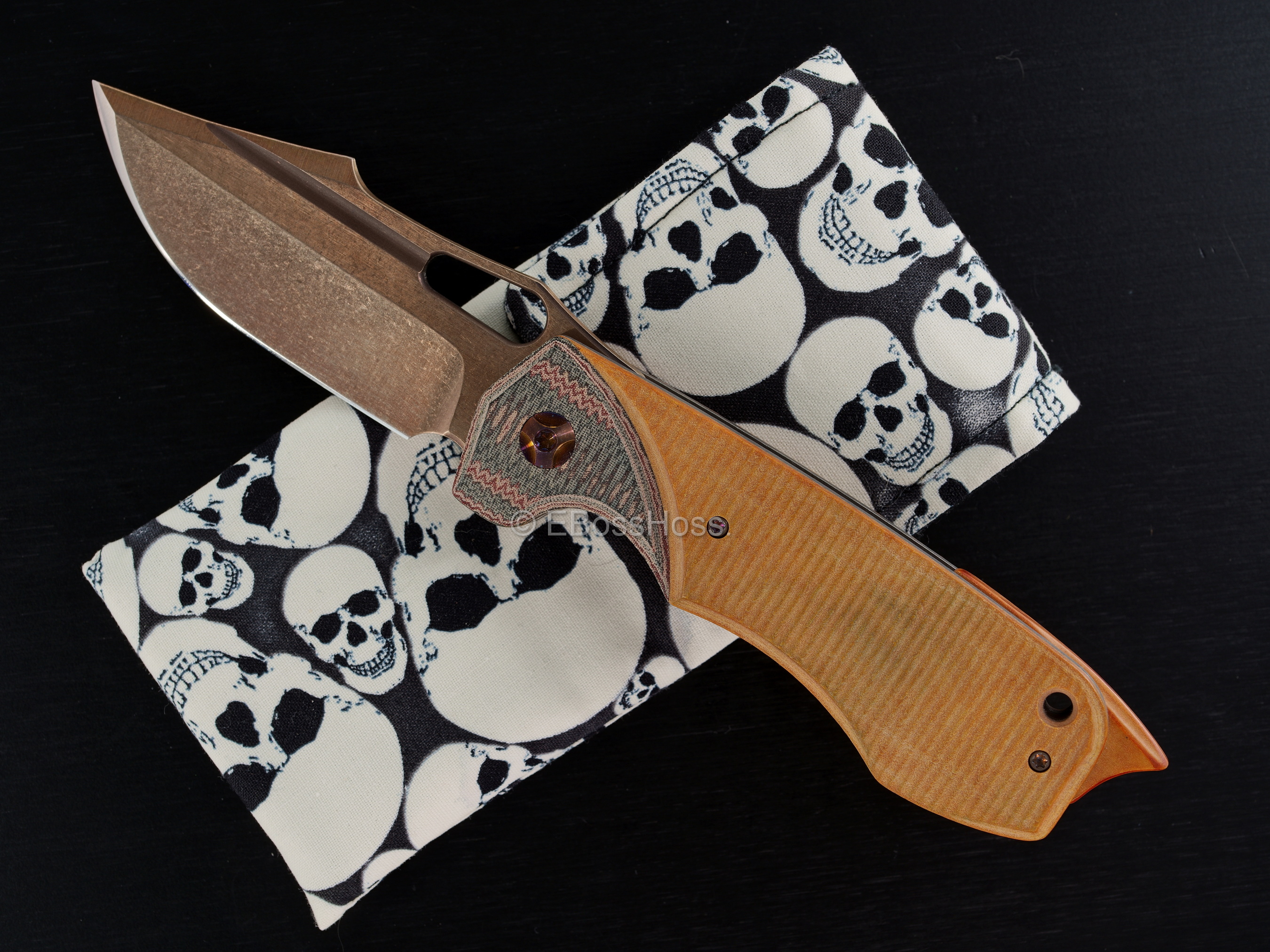 JB Stout Custom Blood and Thunder V1 - 1st one with Fluted Micarta Handle