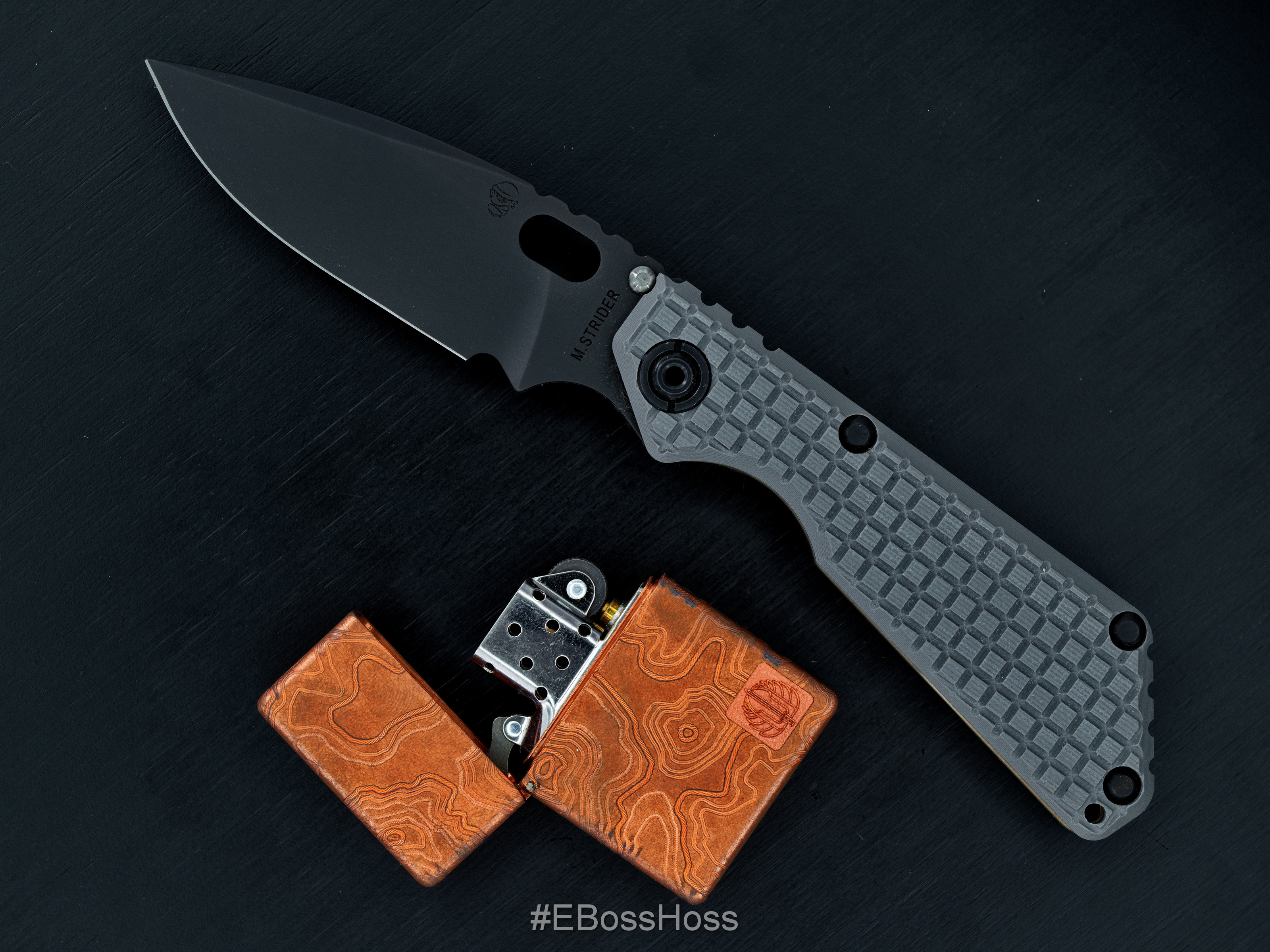 Strider Knives / Monkey Edge Collab FRAG SnG &amp; Lighter