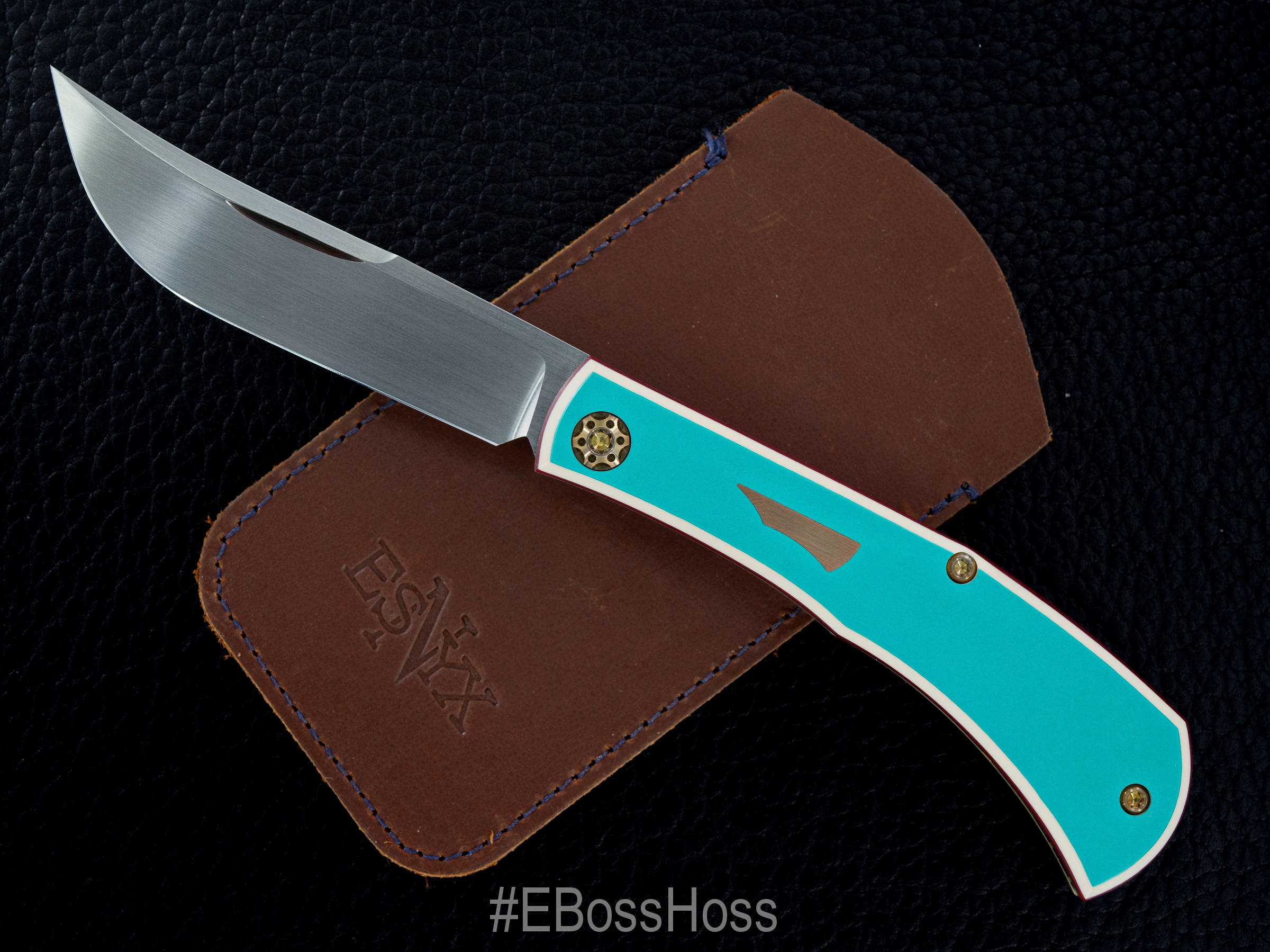 ESNYX Custom Snook Slipjoint by Evan Nicoliades