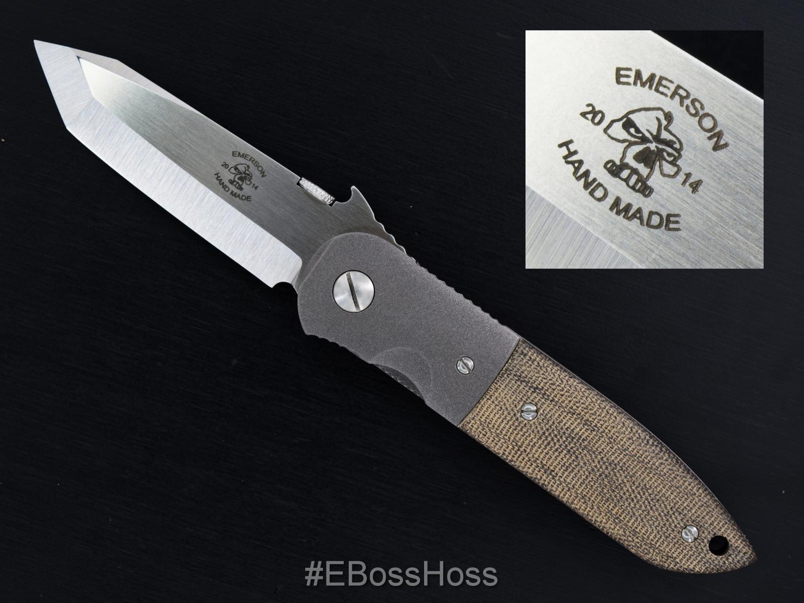 Ernie Emerson Custom CQC-6 Waved - Bad Intent