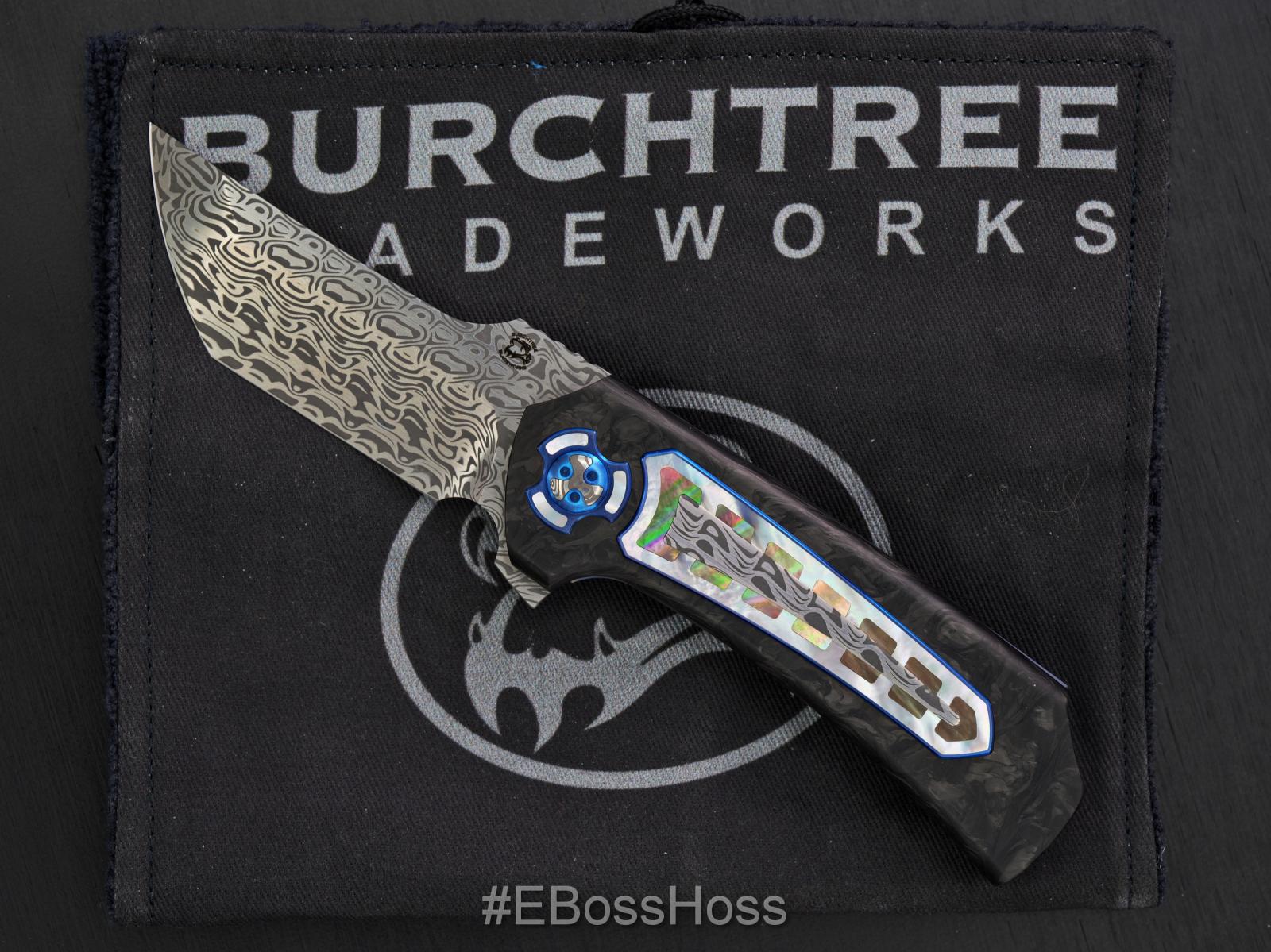 Michael Burch Custom Very Deluxe Multi-layer Tanto Flipper