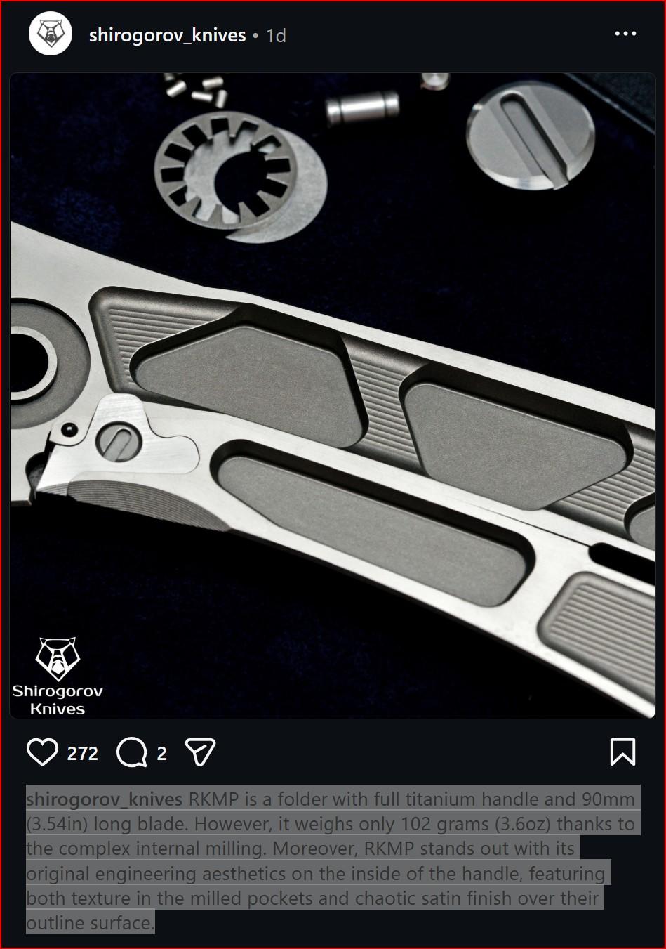 Sergey Shirogorov - Charles Marlowe Limited Edition Collaboration RKMP Flipper