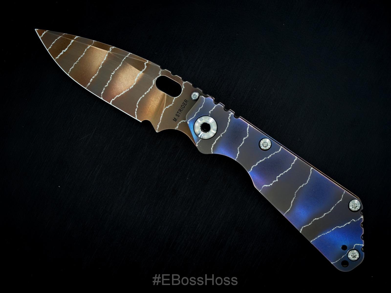 Strider Knives Lightning Stripe SnG Framelock